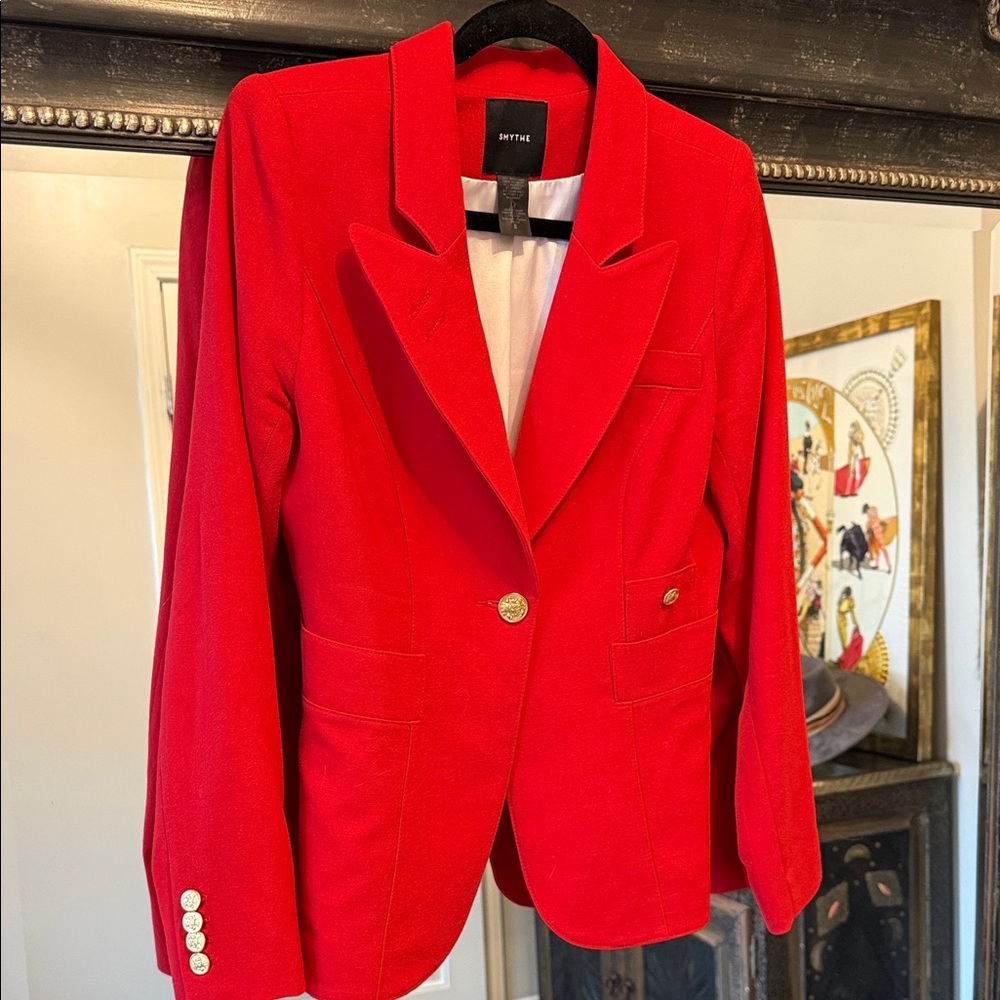 Smythe classic Duchess Red Blazer
